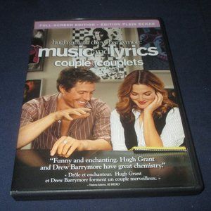 Music and Lyrics (DVD, 2007, Canadian) Hugh Grant, Drew Barrymore